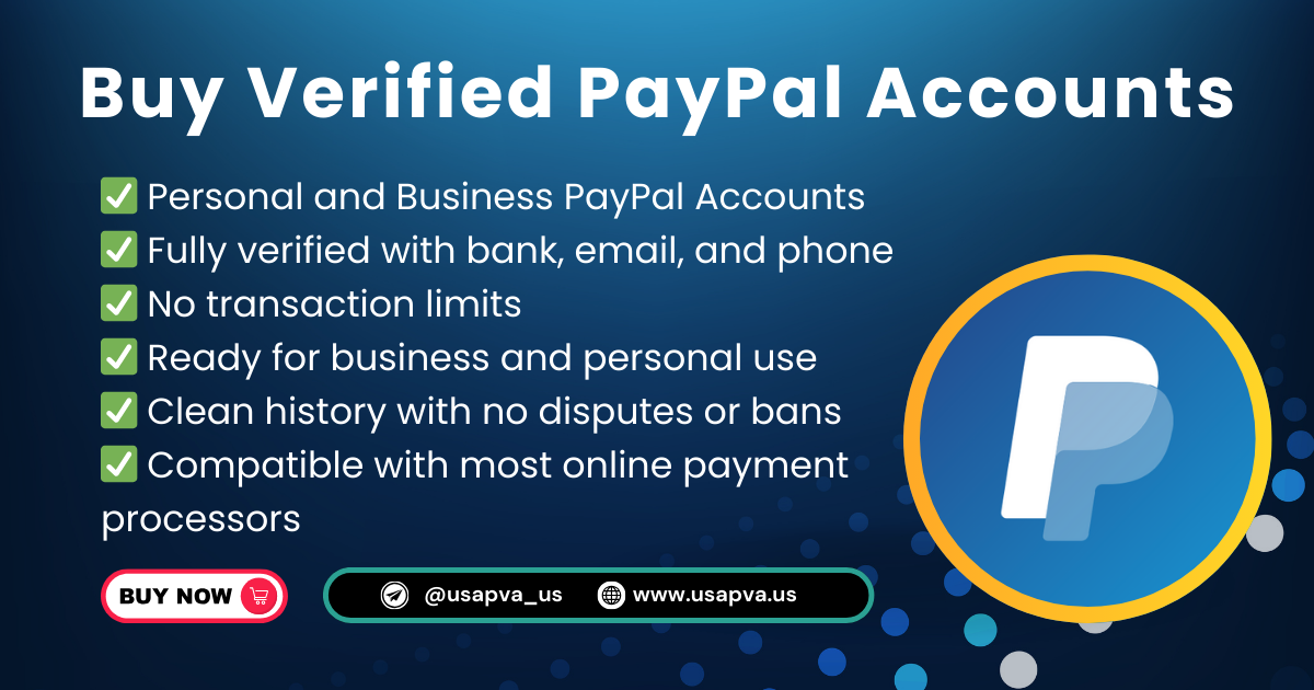 Buy Verified PayPal Accounts
