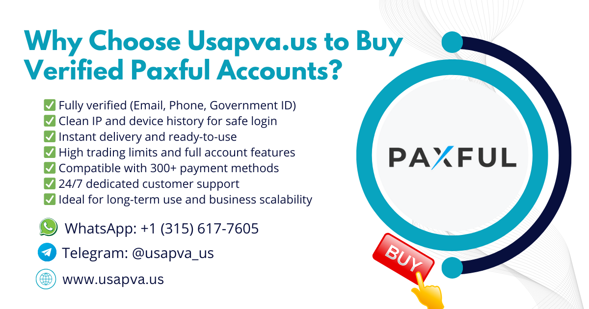 Buy verified Paxful accounts