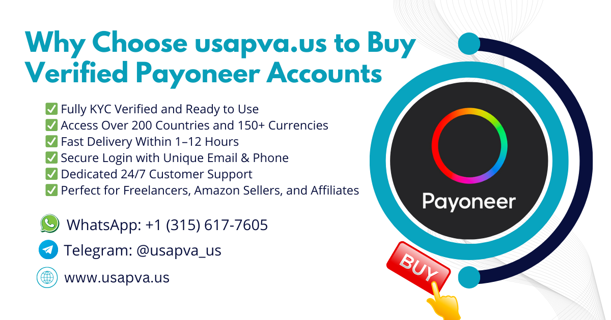 Buy Verified Payoneer Accounts